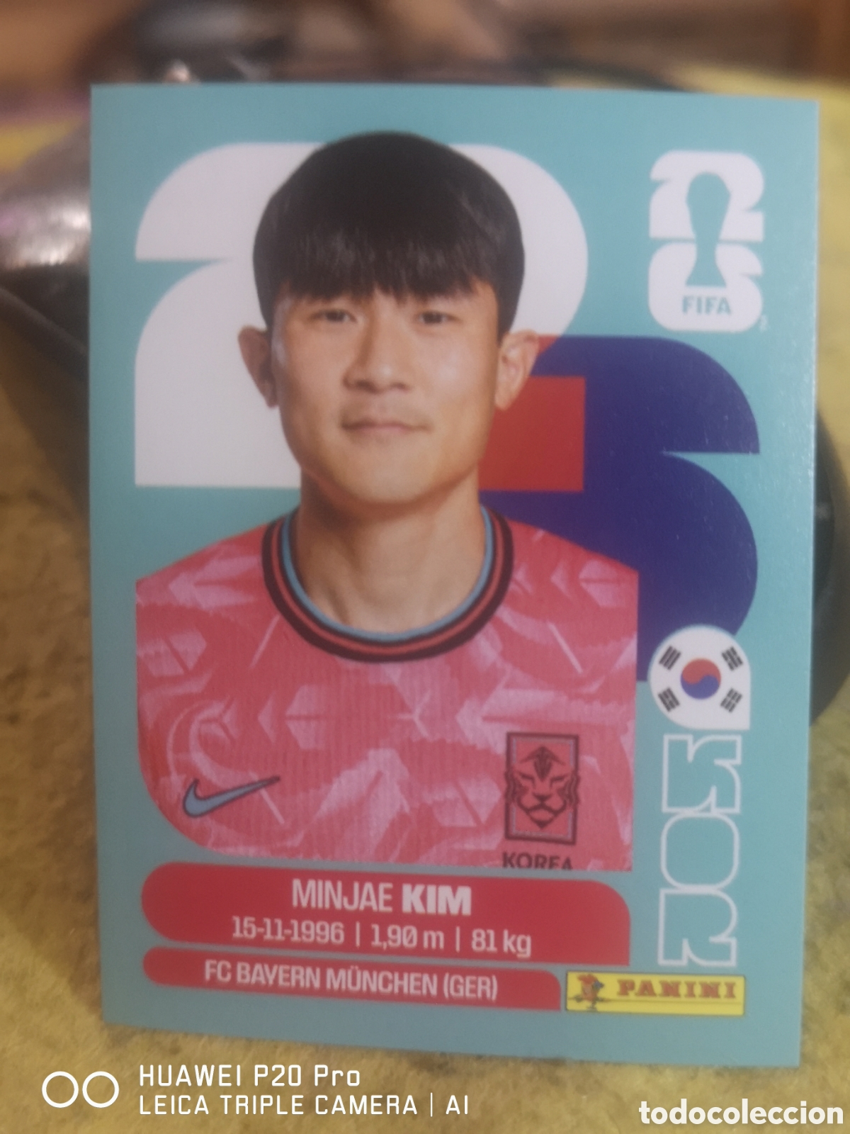 Cromos de F&uacute;tbol: FIFA WORLD CUP MUNDIAL 2026 MINJAE KIM - KOR 4
