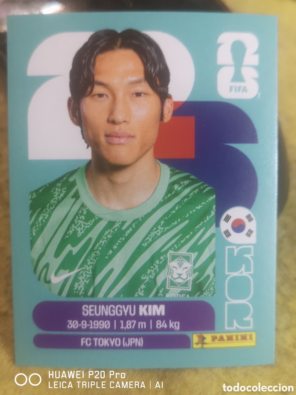 Cromos de F&uacute;tbol: FIFA WORLD CUP MUNDIAL 2026 SEUNGGYU KIM - KOR 3