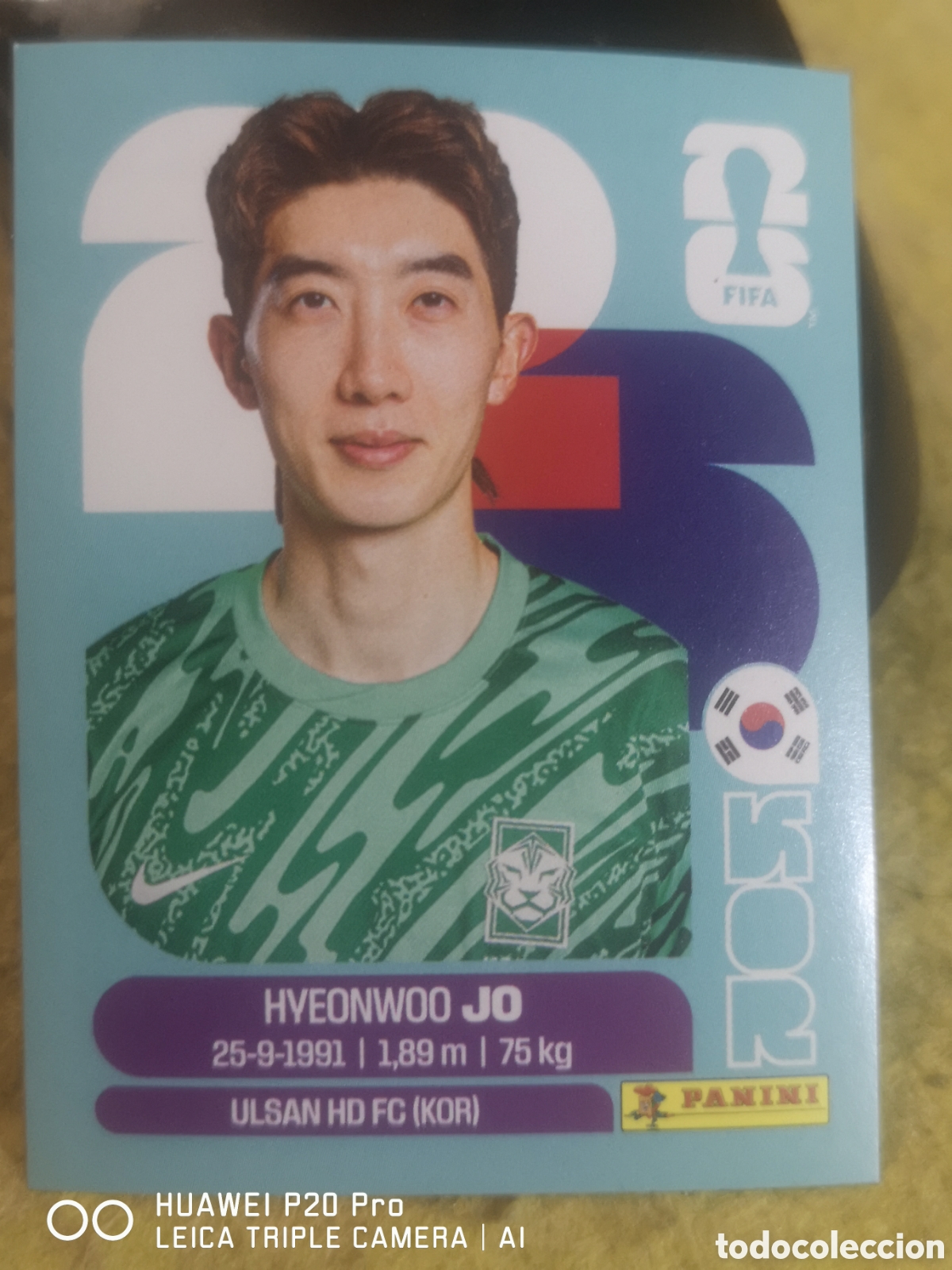 Football Stickers: FIFA WORLD CUP MUNDIAL 2026 HYEONWOO JO - KOR 2