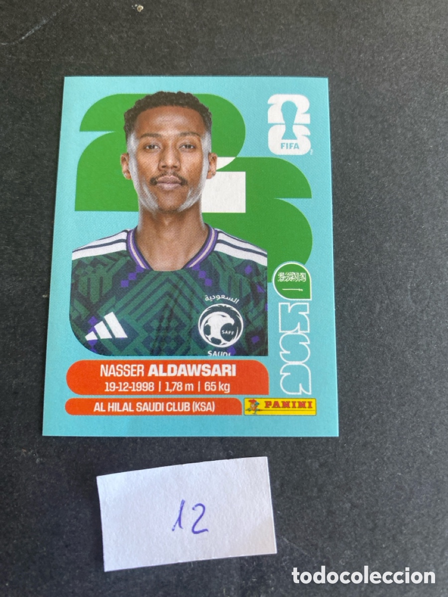 Cromos de Futebol: Cromo Arabia Saud&iacute; Mundial 2026 N* 12 nuevo