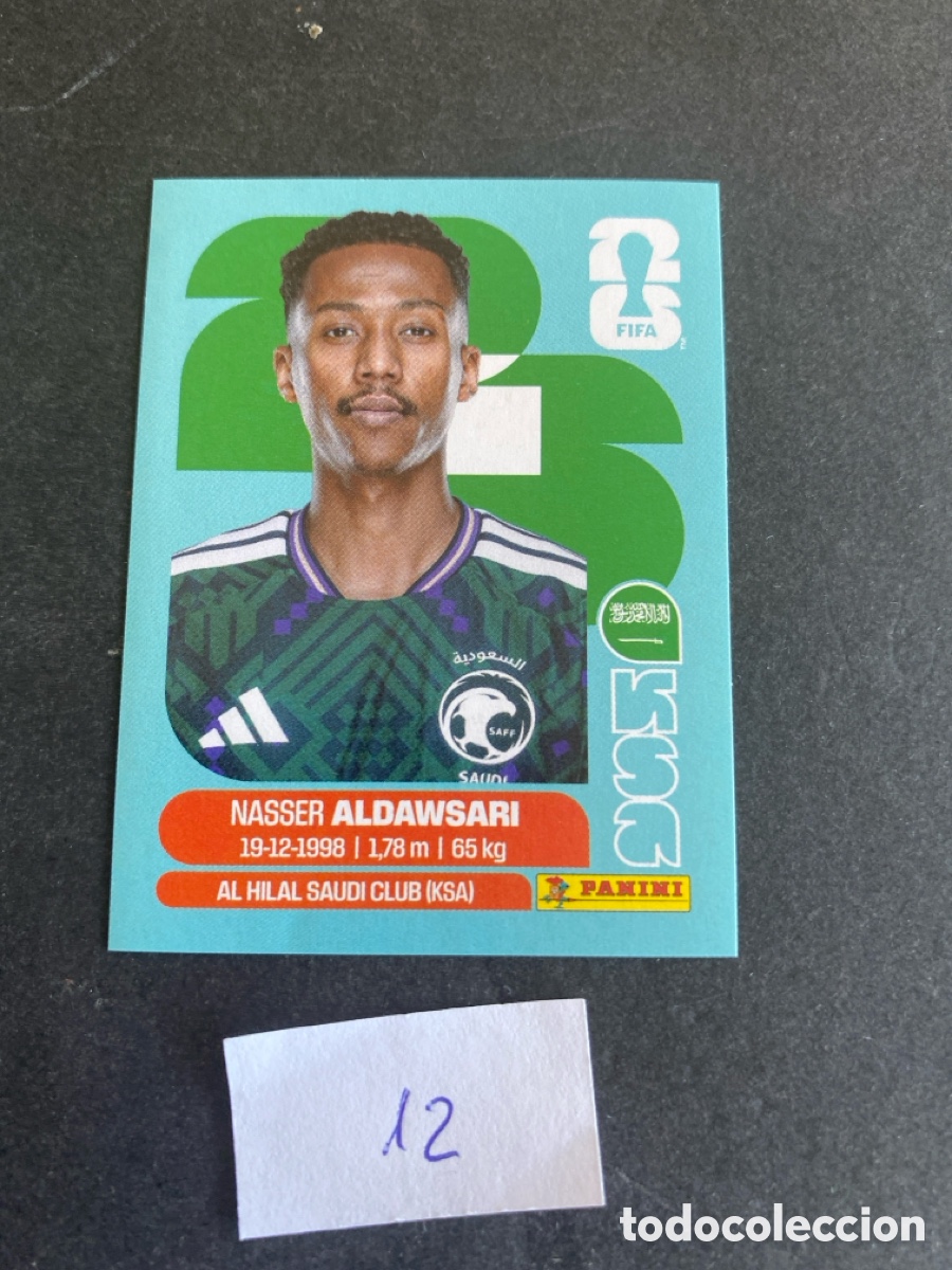 Cromos de Futebol: Cromo Arabia Saud&iacute; Mundial 2026 N* 12 nuevo