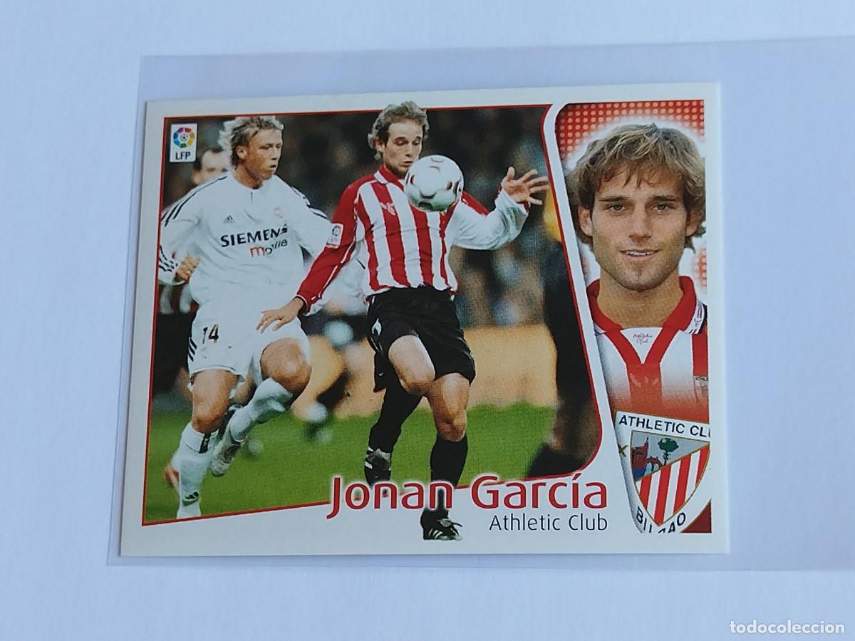 Cromos de F&uacute;tbol: JONAN GARC&Iacute;A ATHLETIC CLUB - COLECCIONES EDICIONES ESTE LA LIGA 2004 2005 - PANINI 04 05 SIN PEGAR