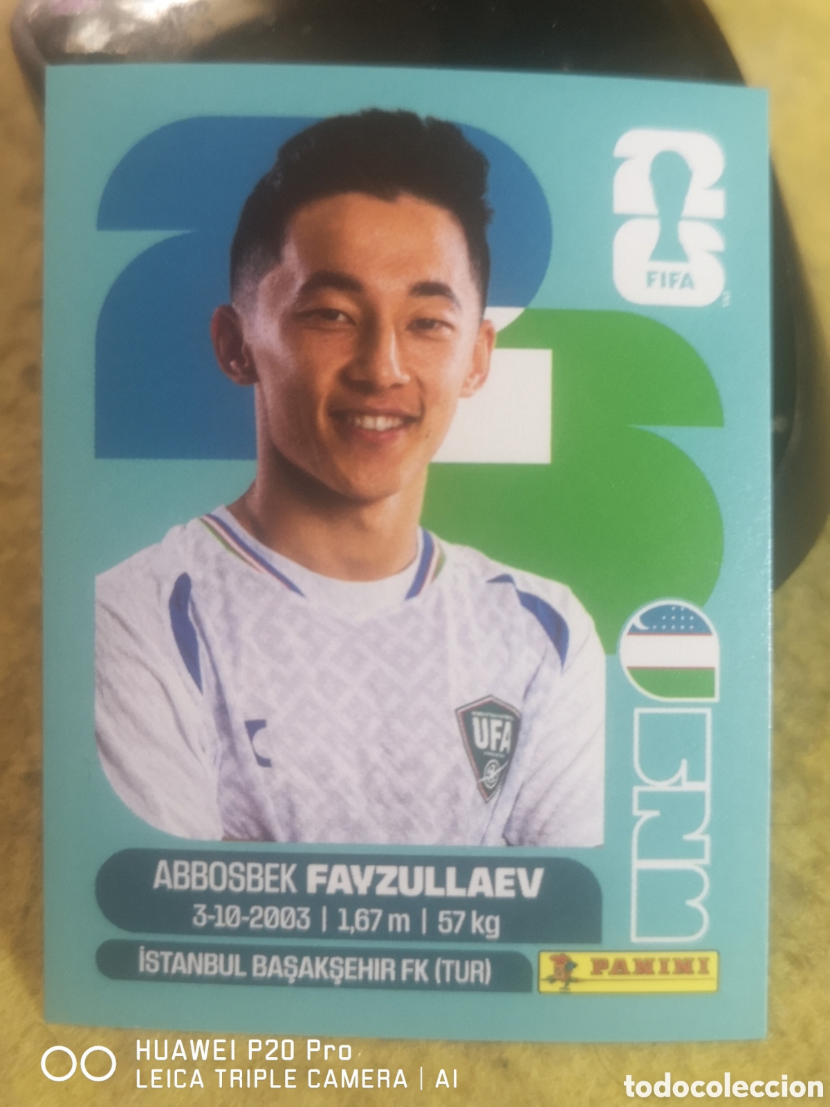 Cromos de F&uacute;tbol: FIFA WORLD CUP MUNDIAL 2026 FAYZULLAEV - UZB 20