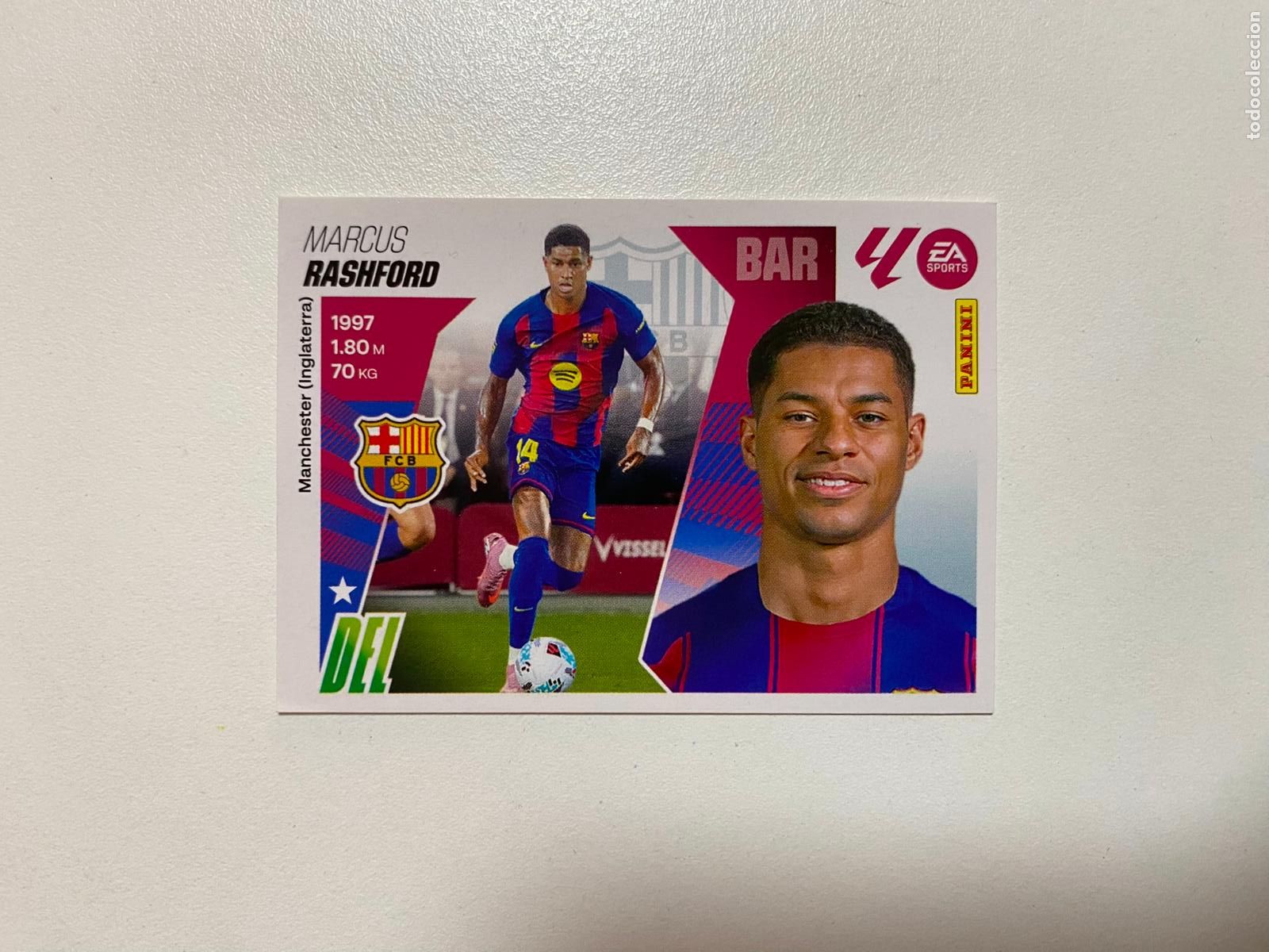 Cromos de Futebol: LALIGA ESTE 2025 2026 EA SPORTS 25 26 ALBUM PANINI LIGA &Uacute;LTIMOS FICHAJES N 20 FC BARCELONA RASHFORD