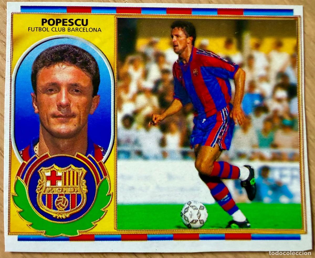 Football Stickers: POPESCU BARCELONA 96 97 1996 1997 LIGA EDICIONES ESTE RECORTADO STICKER
