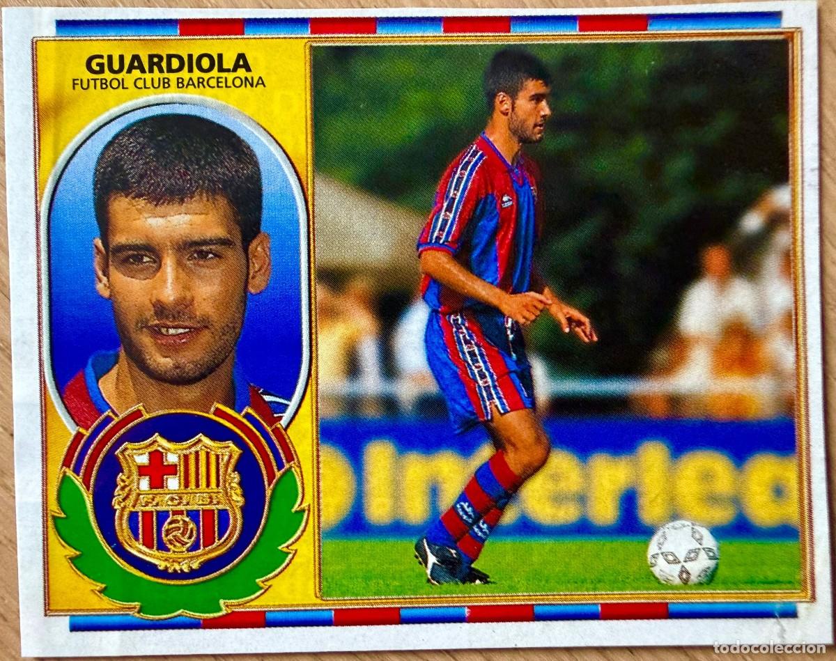 Football Stickers: GUARDIOLA BARCELONA 96 97 1996 1997 LIGA EDICIONES ESTE RECORTADO STICKER