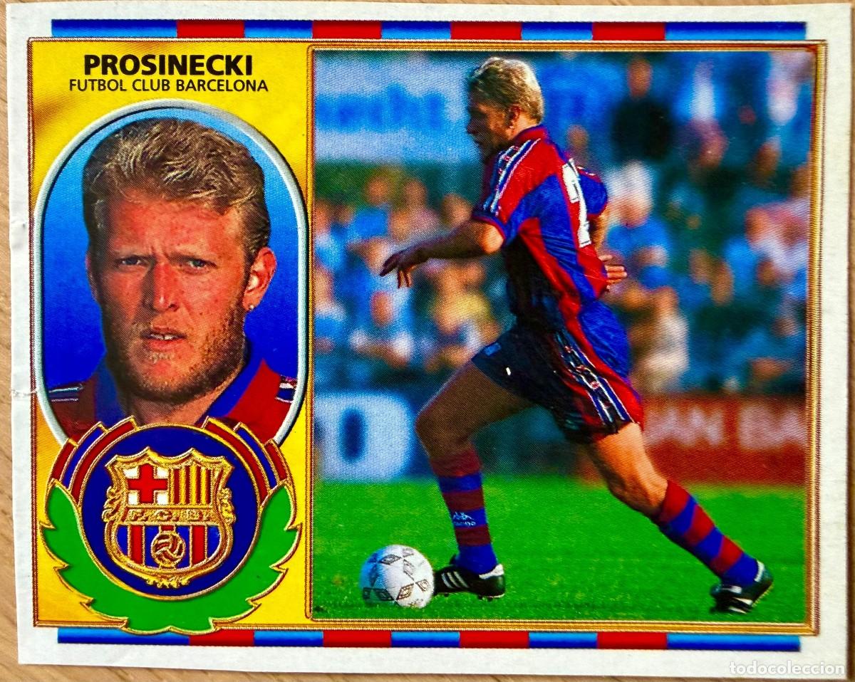 Cromos de F&uacute;tbol: PROSINECKI BARCELONA 96 97 1996 1997 LIGA EDICIONES ESTE RECORTADO STICKER