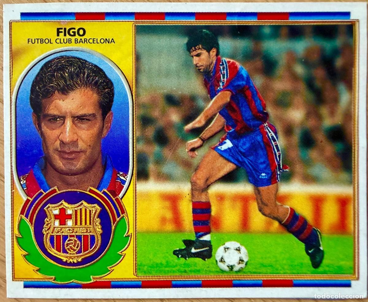 Cromos de F&uacute;tbol: FIGO BARCELONA 96 97 1996 1997 LIGA EDICIONES ESTE RECORTADO STICKER