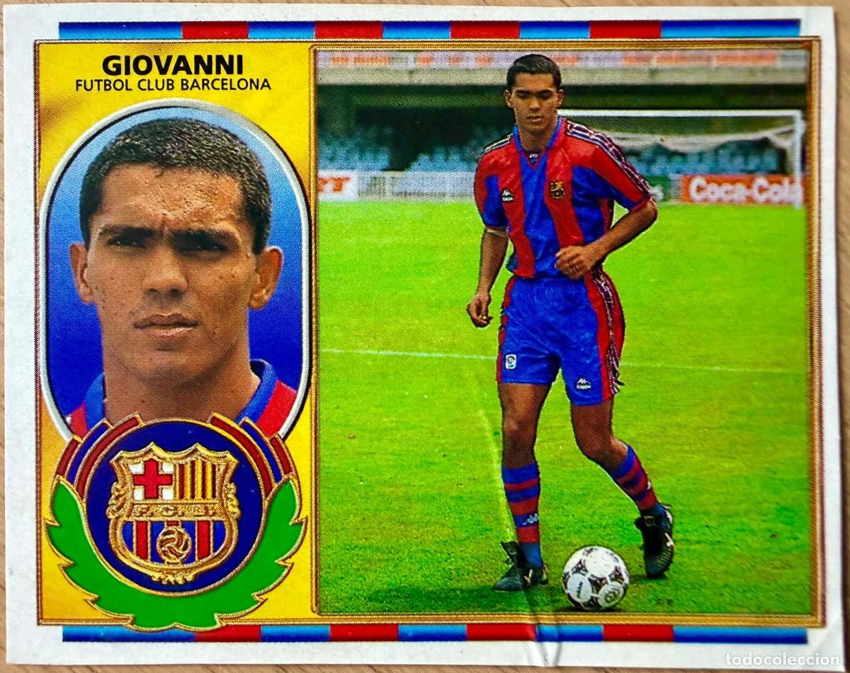 Cromos de F&uacute;tbol: GIOVANNI BARCELONA 96 97 1996 1997 LIGA EDICIONES ESTE RECORTADO STICKER