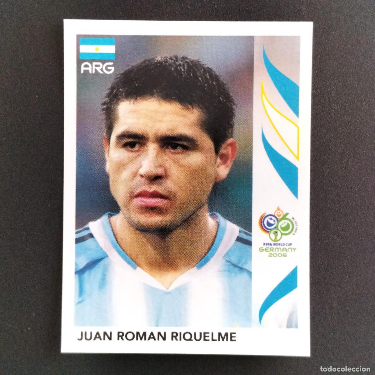 Cromos de F&uacute;tbol: 181 JUAN ROMAN RIQUELME ARGENTINA CROMOS ALBUM FIFA WORLD CUP GERMANY 2006 MUNDIAL ALEMANIA PANINI