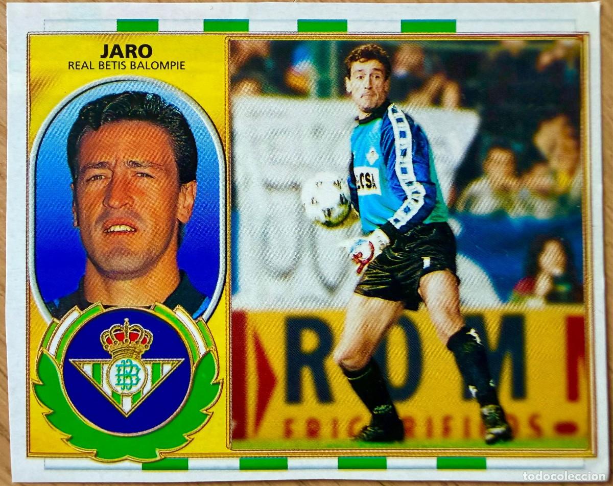 Cromos de F&uacute;tbol: JARO REAL BETIS 96 97 1996 1997 LIGA EDICIONES ESTE RECORTADO STICKER