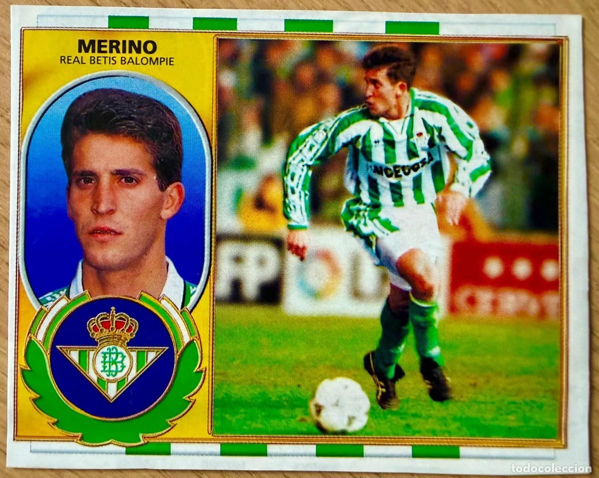 Cromos de F&uacute;tbol: MERINO REAL BETIS 96 97 1996 1997 LIGA EDICIONES ESTE RECORTADO STICKER