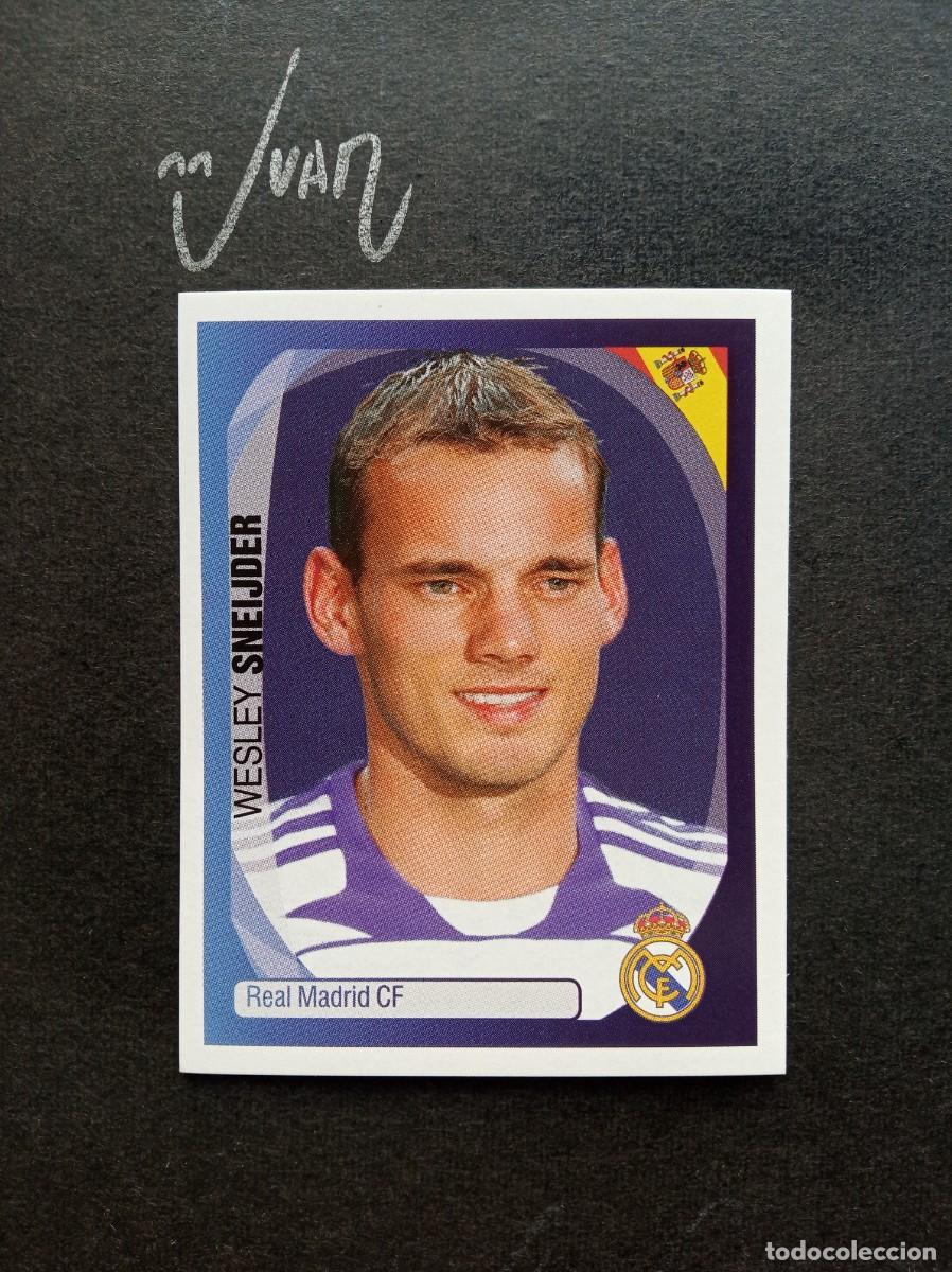 Cromos de F&uacute;tbol: N&ordm; 342 SNEIJDER REAL MADRID NETHERLANDS ⚽ PANINI &reg; CHAMPIONS LEAGUE 2007 2008 07 08 SIN PEGAR NUEVO