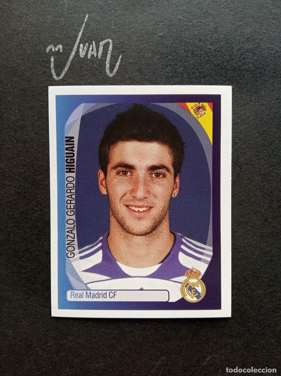 Cromos de F&uacute;tbol: N&ordm; 344 HIGUAIN REAL MADRID ARGENTINA ⚽ PANINI &reg; CHAMPIONS LEAGUE 2007 2008 07 08 SIN PEGAR NUEVO
