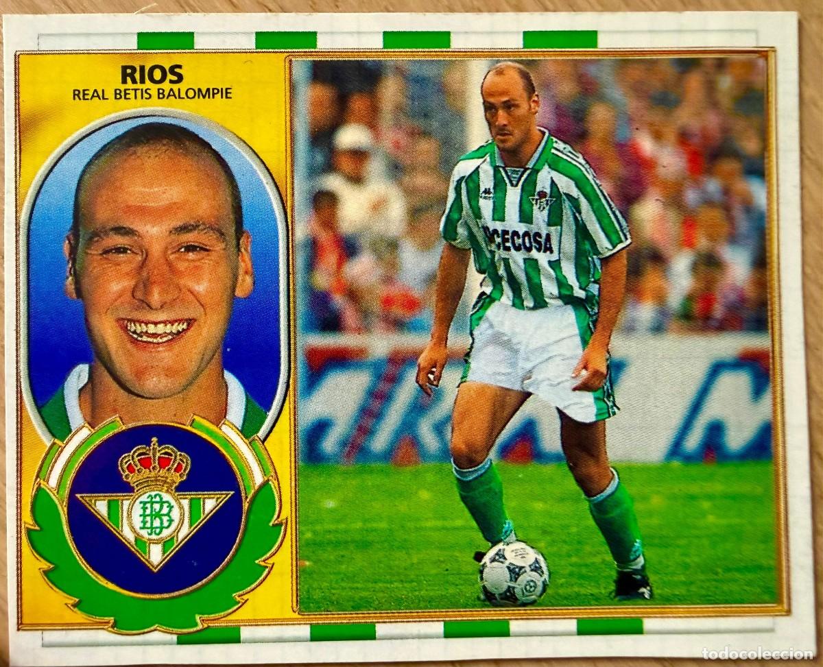 Cromos de F&uacute;tbol: RIOS REAL BETIS 96 97 1996 1997 LIGA EDICIONES ESTE RECORTADO STICKER
