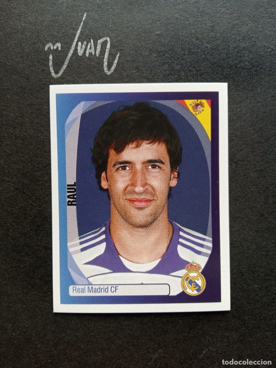 Cromos de F&uacute;tbol: N&ordm; 345 RAUL REAL MADRID ESPA&Ntilde;A ⚽ PANINI &reg; CHAMPIONS LEAGUE 2007 2008 07 08 SIN PEGAR NUEVO