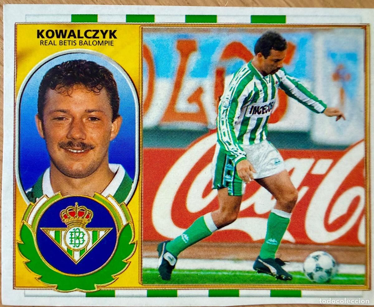 Cromos de F&uacute;tbol: KOWALCZYK REAL BETIS 96 97 1996 1997 LIGA EDICIONES ESTE RECORTADO STICKER