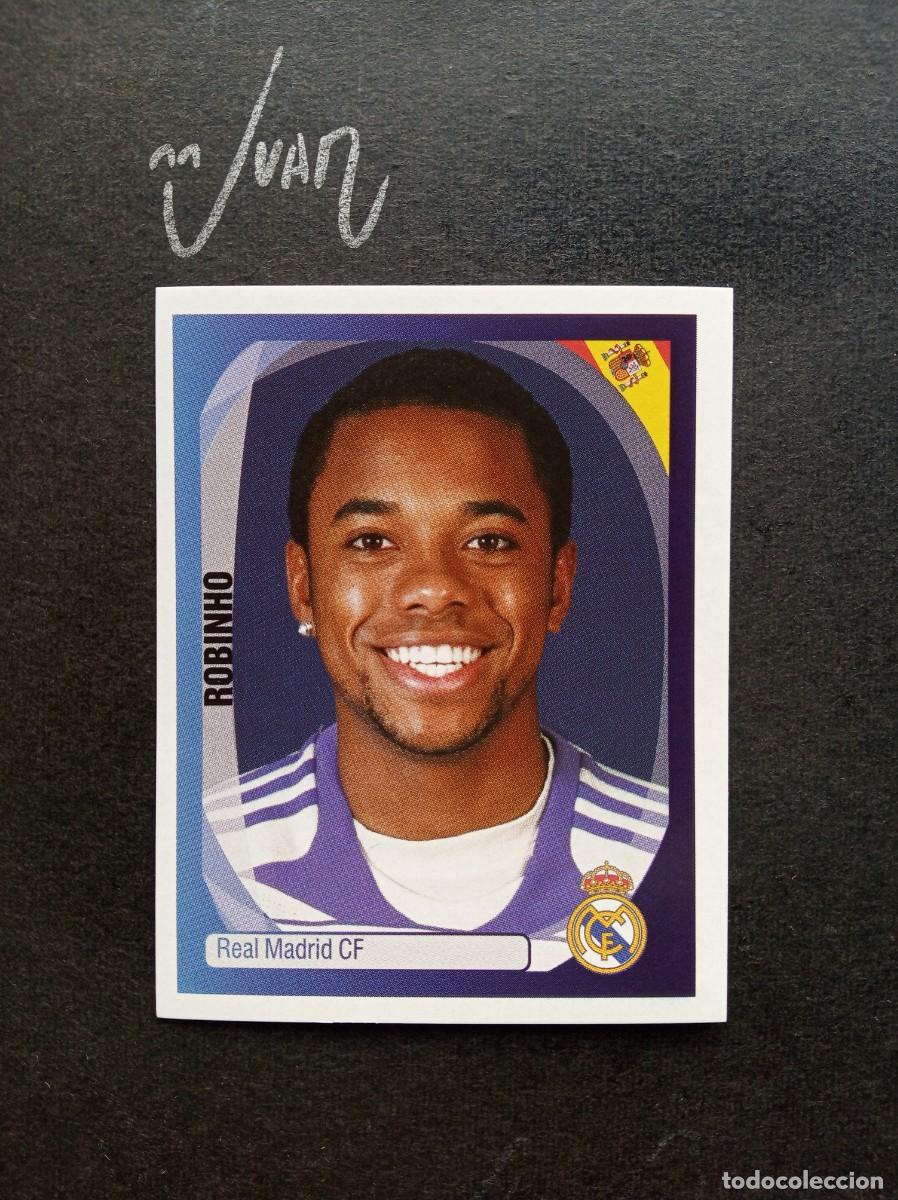 Cromos de F&uacute;tbol: N&ordm; 346 ROBINHO REAL MADRID BRASIL ⚽ PANINI &reg; CHAMPIONS LEAGUE 2007 2008 07 08 SIN PEGAR NUEVO