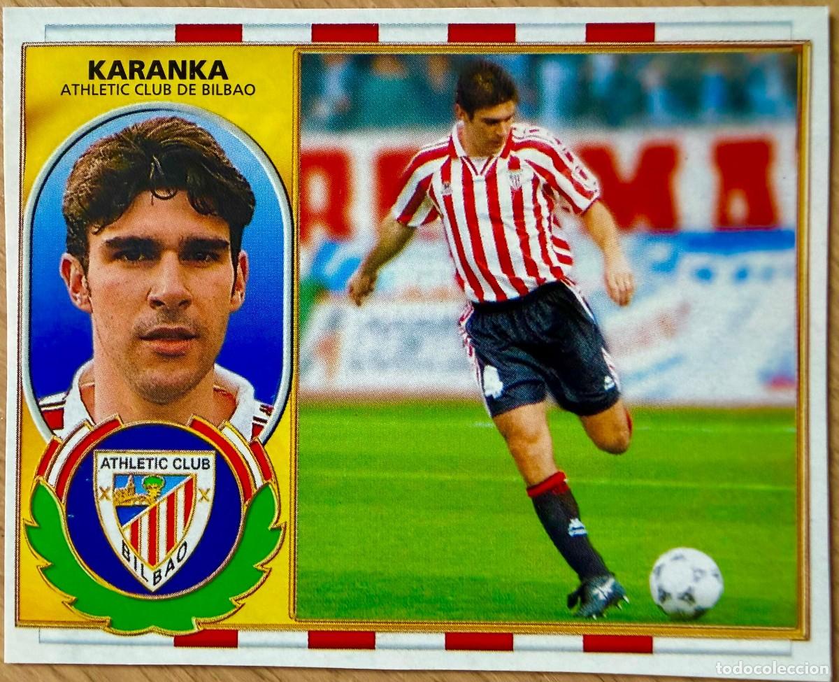 Cromos de F&uacute;tbol: KARANKA ATHLETIC CLUB BILBAO 96 97 1996 1997 LIGA EDICIONES ESTE RECORTADO STICKER