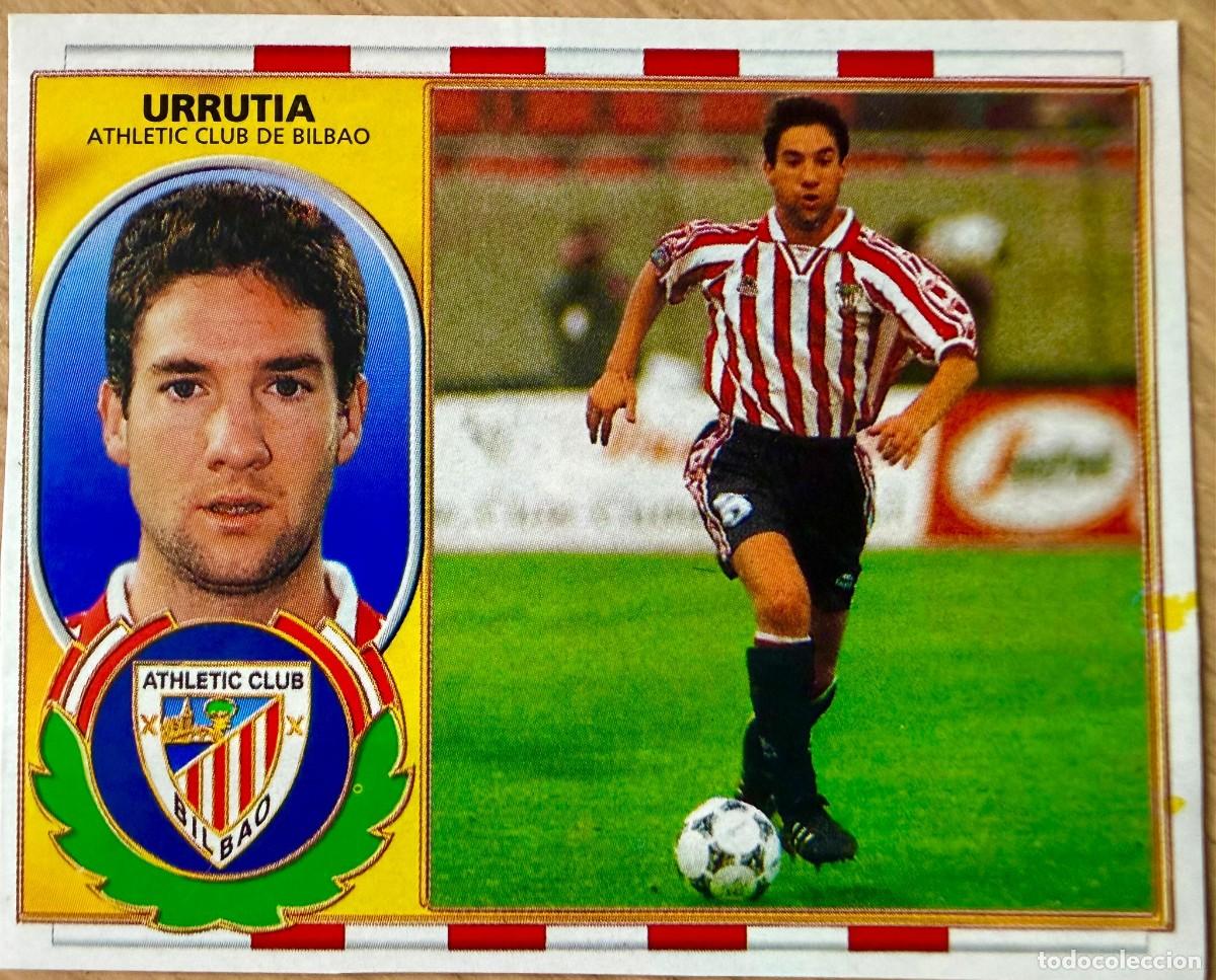 Cromos de F&uacute;tbol: URRUTIA ATHLETIC CLUB BILBAO 96 97 1996 1997 LIGA EDICIONES ESTE RECORTADO STICKER