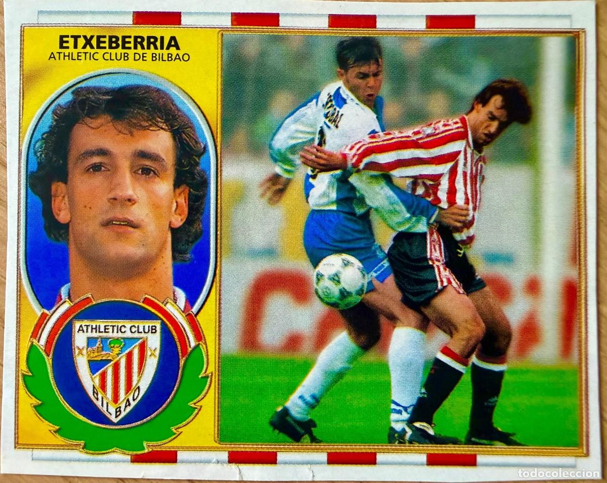 Cromos de F&uacute;tbol: ETXEBERRIA ATHLETIC CLUB BILBAO 96 97 1996 1997 LIGA EDICIONES ESTE RECORTADO STICKER