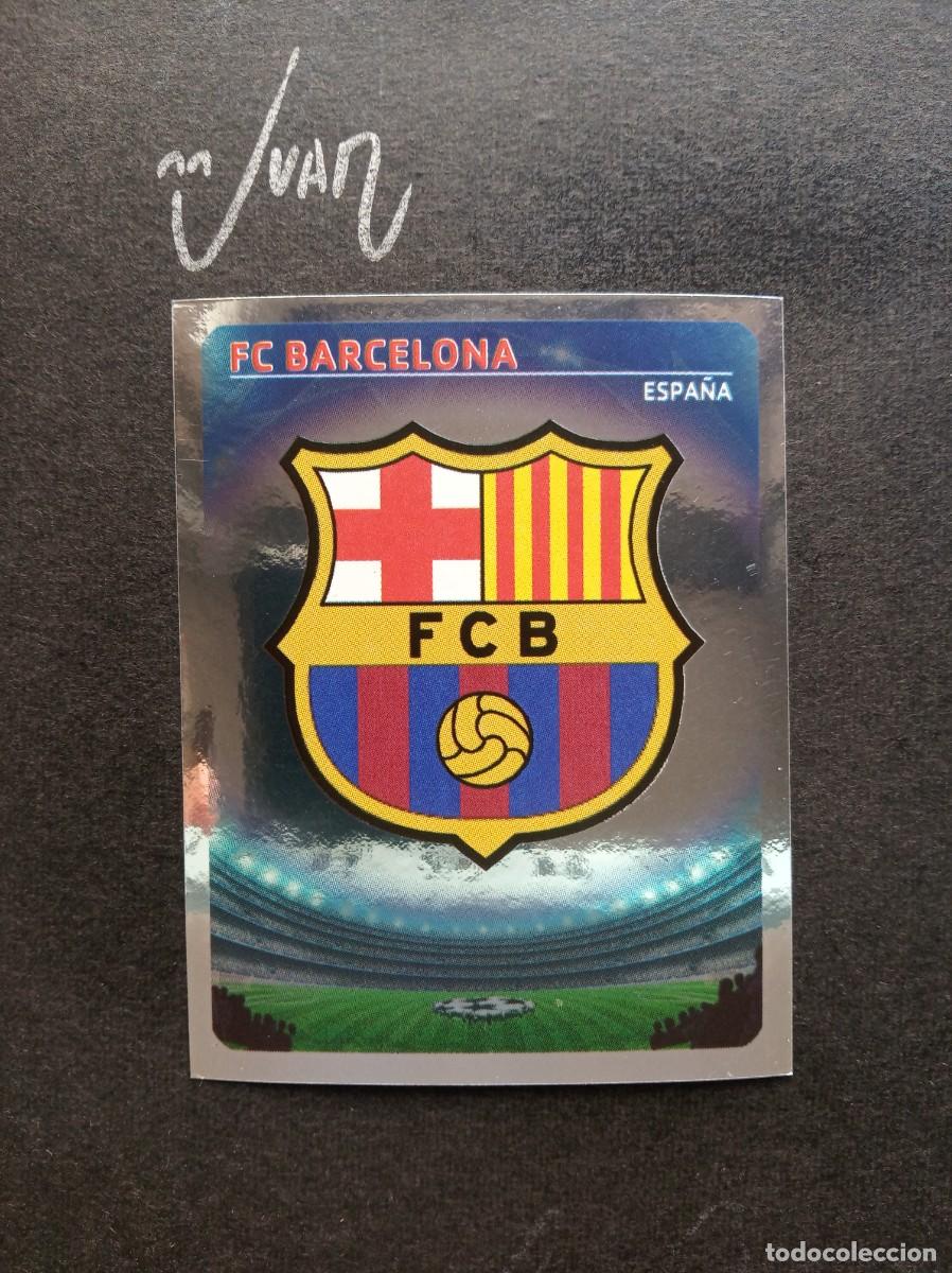 Fu&szlig;ball-Sticker: N&ordm; 43 ESCUDO LOGO BADGE FC BARCELONA ⚽ PANINI &reg; CHAMPIONS LEAGUE 2007 2008 07 08 SIN PEGAR NUEVO