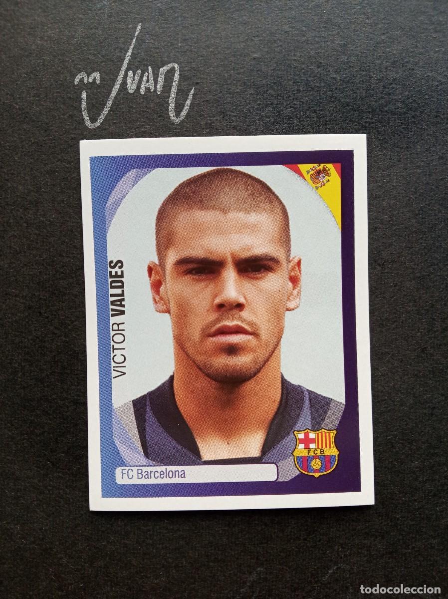 Fu&szlig;ball-Sticker: N&ordm; 44 VICTOR VALDES FC BARCELONA ESPA&Ntilde;A ⚽ PANINI &reg; CHAMPIONS LEAGUE 2007 2008 07 08 SIN PEGAR NUEVO