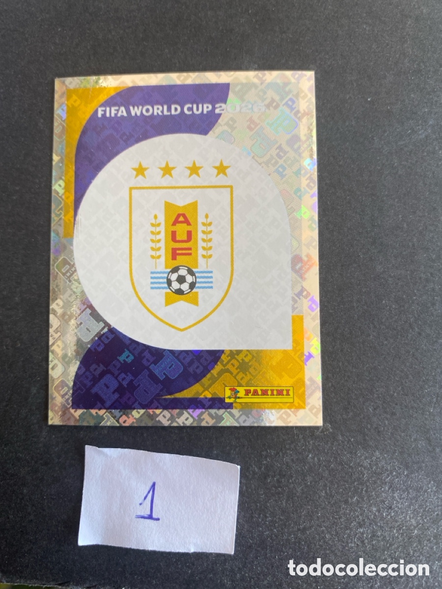 Cromos de F&uacute;tbol: Cromo Uruguay Mundial 2026 N* 1 nuevo