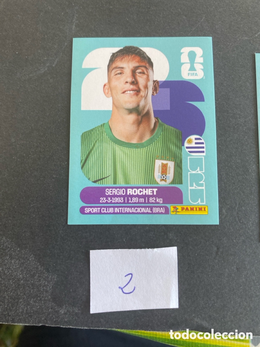 Cromos de F&uacute;tbol: Cromo Uruguay Mundial 2026 N* 2 nuevo