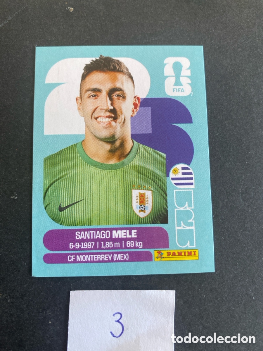 Cartes &agrave; collectionner de Football: Cromo Uruguay Mundial 2026 N* 3 nuevo