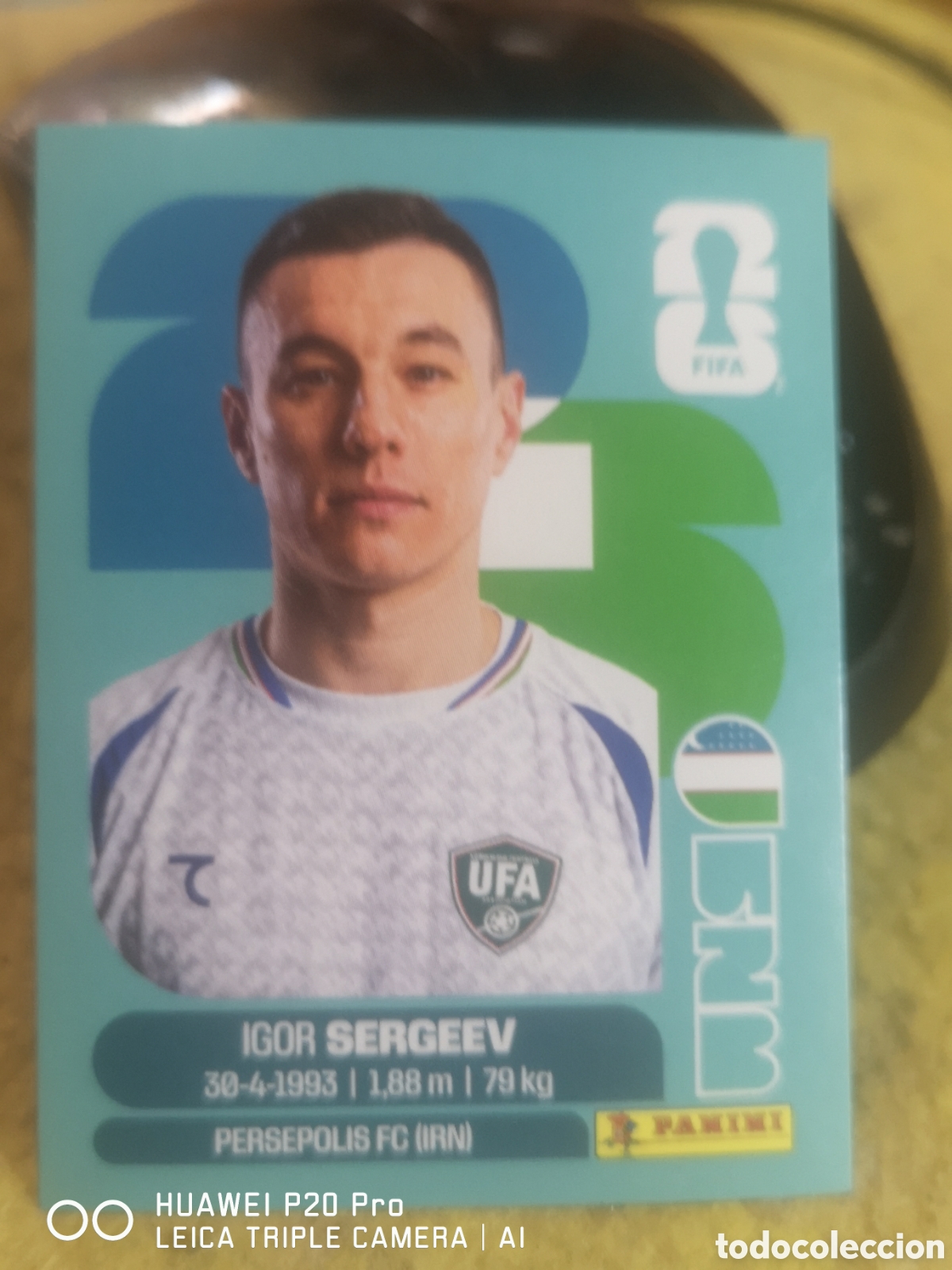 Cartes &agrave; collectionner de Football: FIFA WORLD CUP MUNDIAL 2026 IGOR SERGEEV - UZB 19