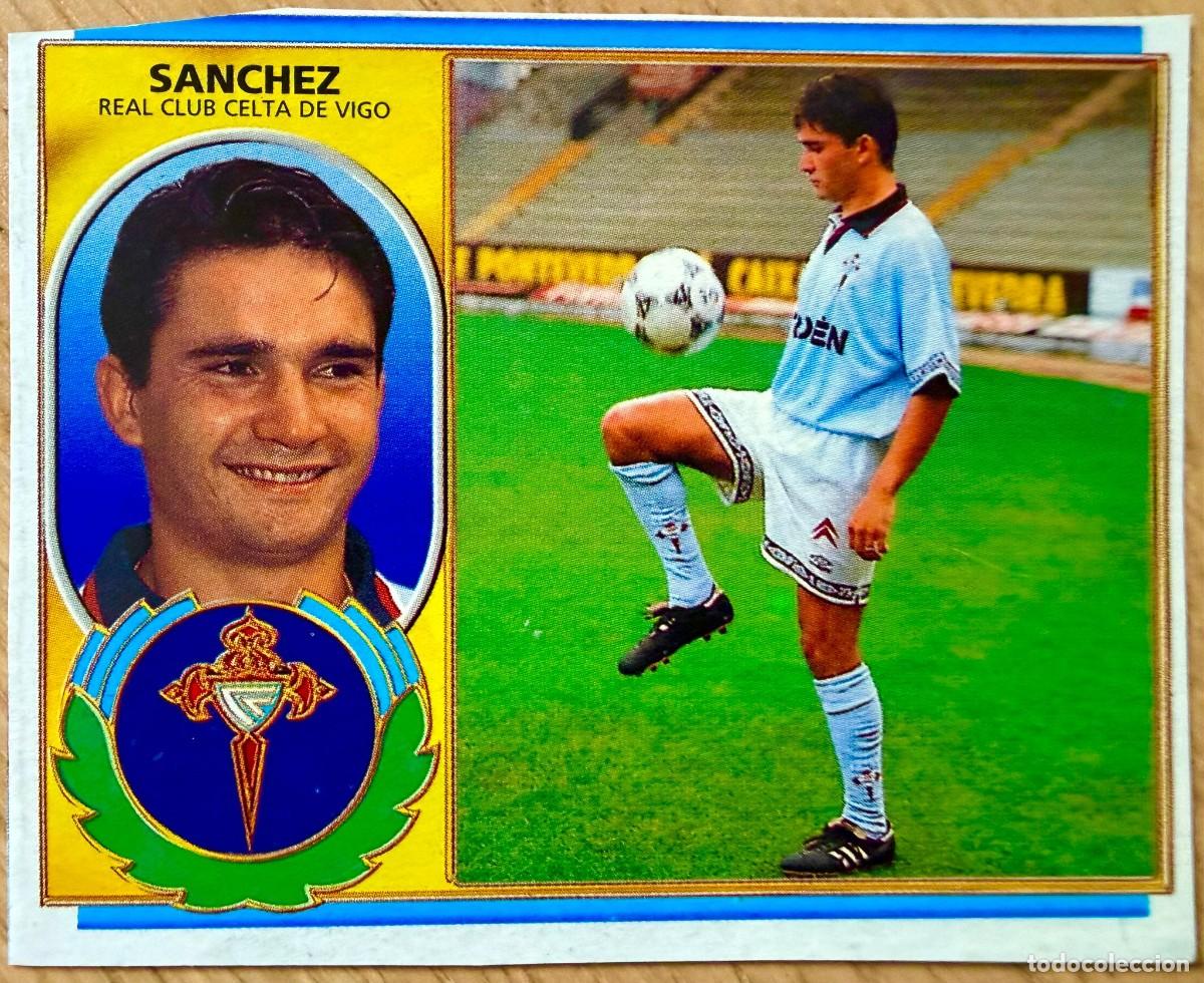 Football Stickers: SANCHEZ CELTA VIGO 96 97 1996 1997 LIGA EDICIONES ESTE RECORTADO STICKER