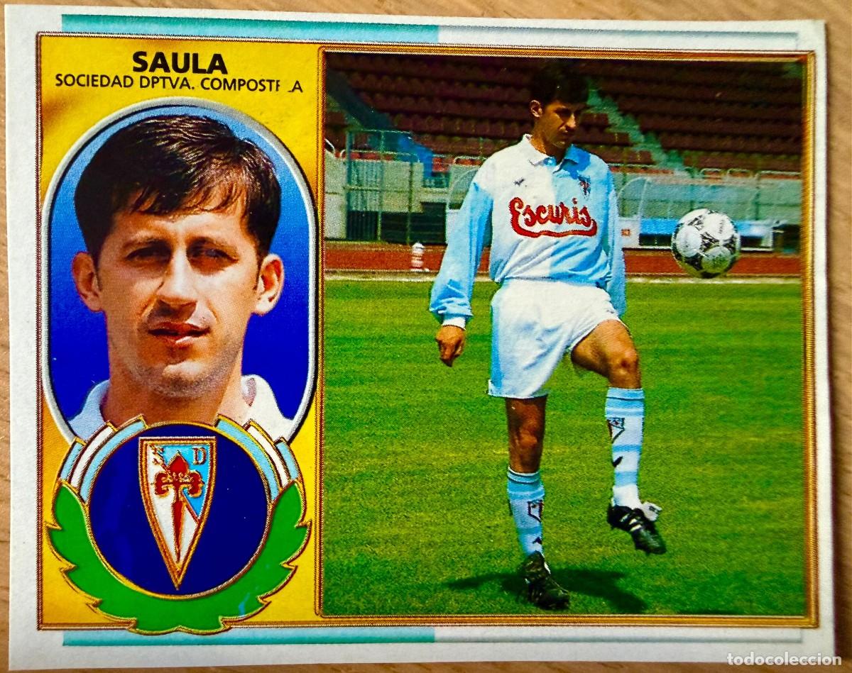 Football Stickers: SAULA COMPOSTELA 96 97 1996 1997 LIGA EDICIONES ESTE RECORTADO STICKER