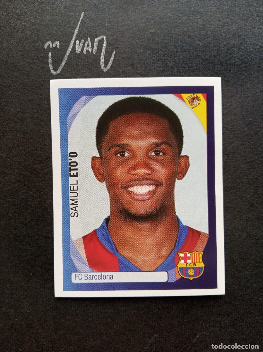 Cromos de F&uacute;tbol: N&ordm; 56 ETO'O FC BARCELONA CAMERUN ⚽ PANINI &reg; UEFA CHAMPIONS LEAGUE 2007 2008 07 08 SIN PEGAR NUEVO