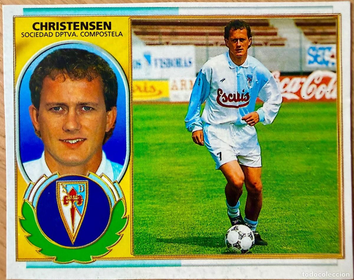 Cromos de F&uacute;tbol: CHRISTENSEN COMPOSTELA 96 97 1996 1997 LIGA EDICIONES ESTE RECORTADO STICKER