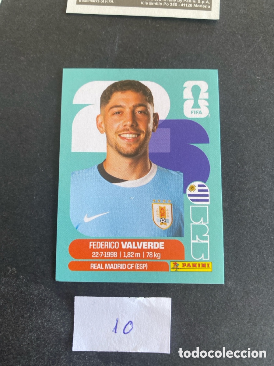 Cromos de F&uacute;tbol: Cromo Uruguay Mundial 2026 N* 10 nuevo