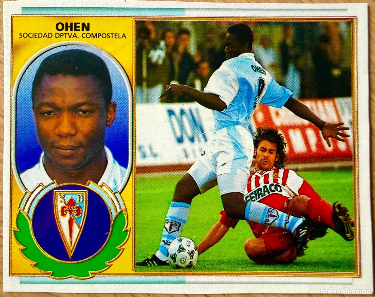 Cromos de F&uacute;tbol: OHEN COMPOSTELA 96 97 1996 1997 LIGA EDICIONES ESTE RECORTADO STICKER