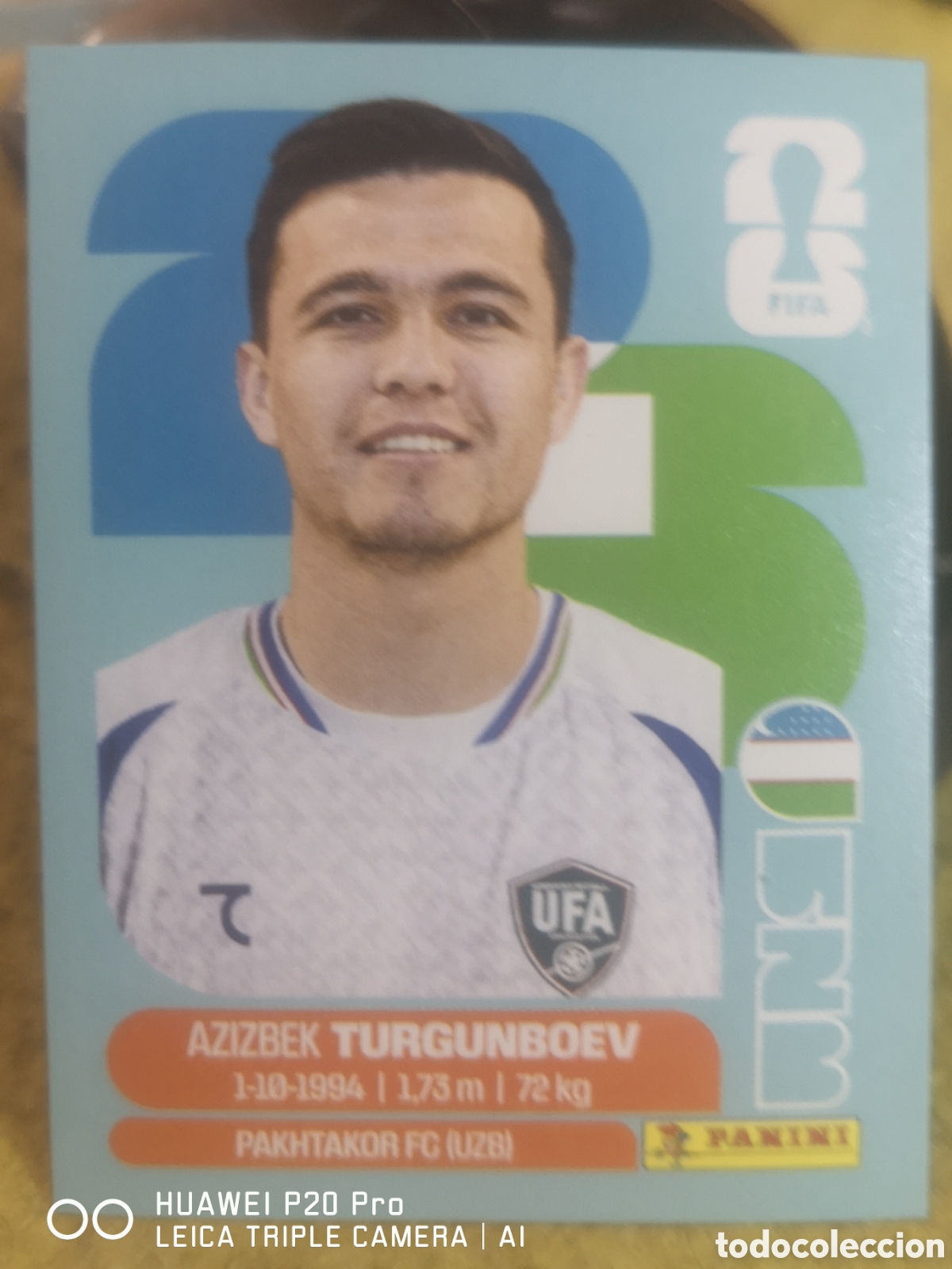 Cromos de F&uacute;tbol: FIFA WORLD CUP MUNDIAL 2026 TURGUNBOEV - UZB 14