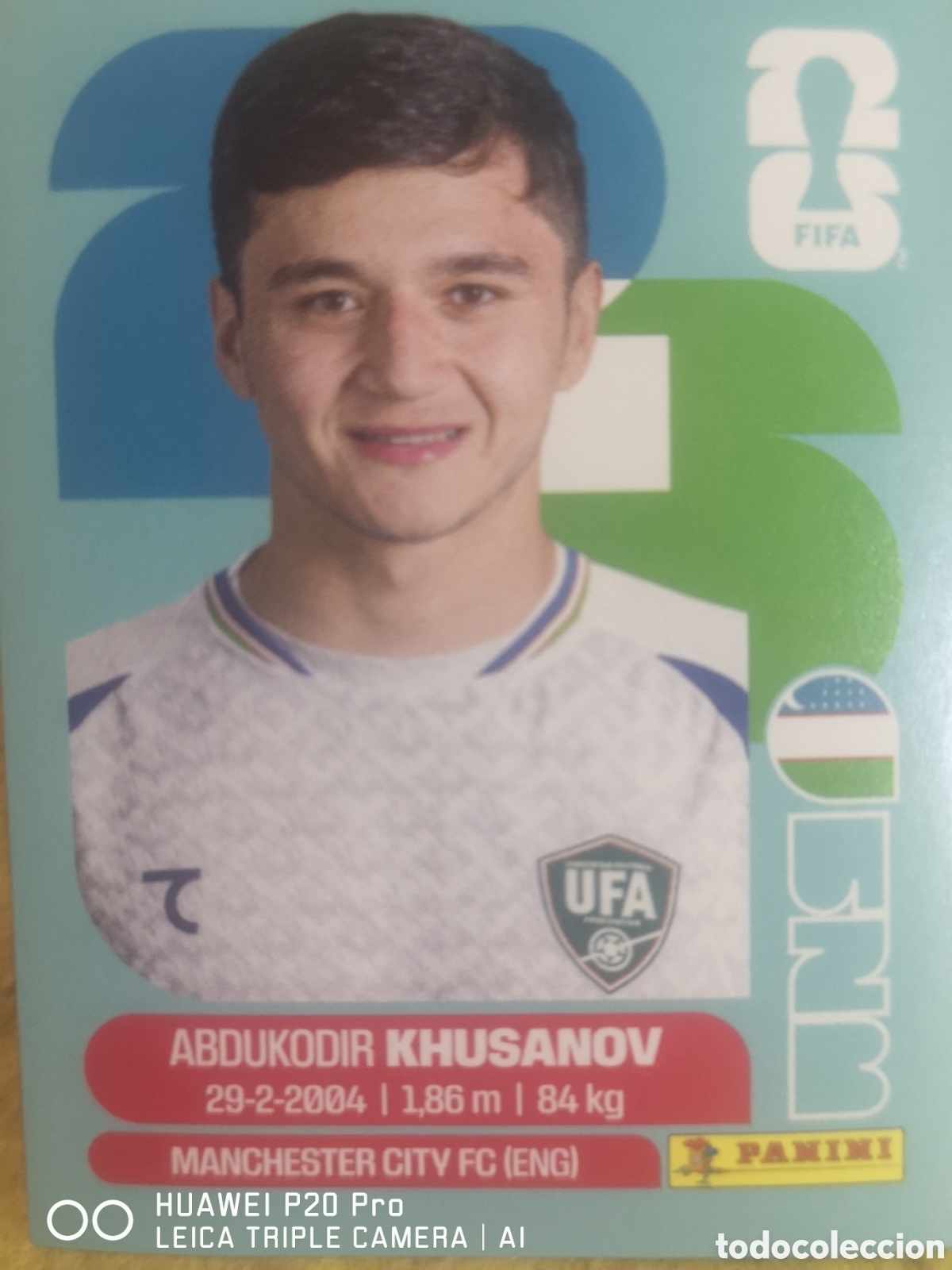 Cromos de F&uacute;tbol: FIFA WORLD CUP MUNDIAL 2026 KHUSANOV - UZB 9