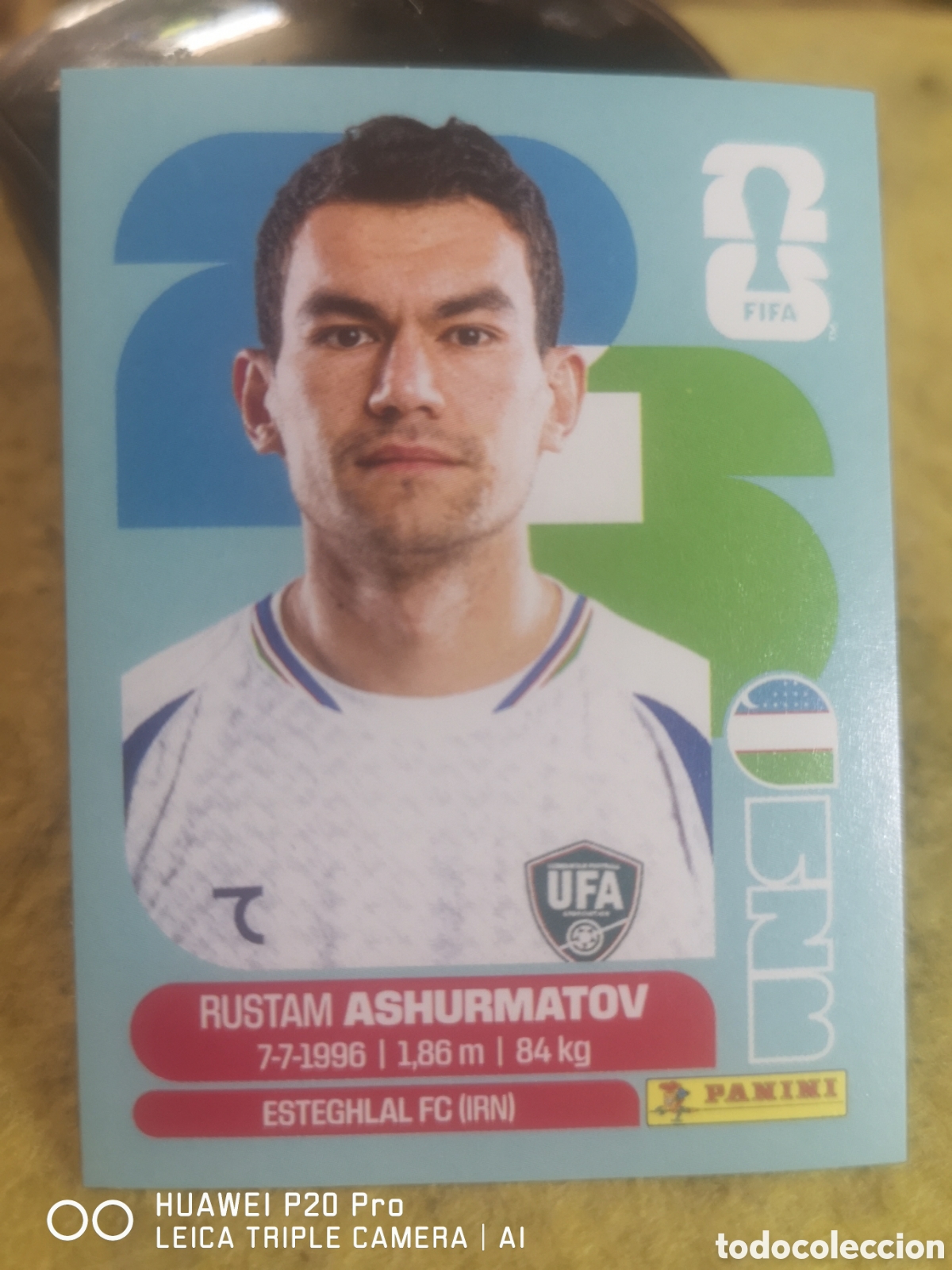 Cromos de F&uacute;tbol: FIFA WORLD CUP MUNDIAL 2026 ASHURMATOV - UZB 7
