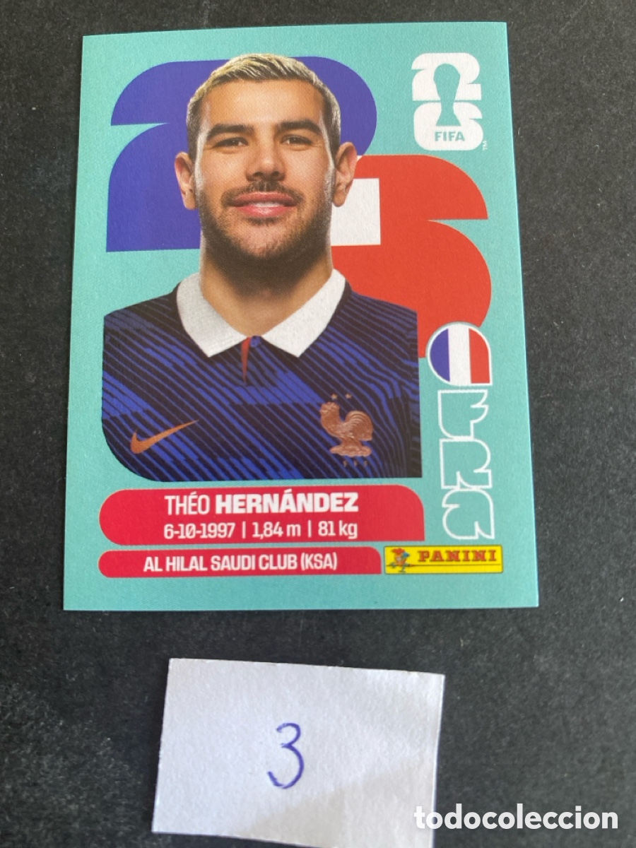 Cromos de F&uacute;tbol: Cromo Francia Mundial 2026 N* 3 nuevo