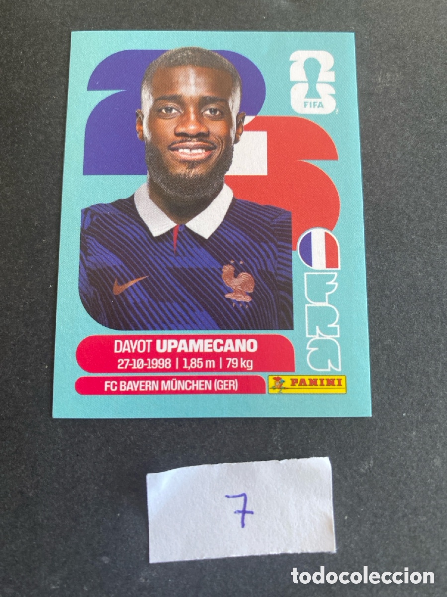 Cromos de F&uacute;tbol: Cromo Francia Mundial 2026 N* 7 nuevo