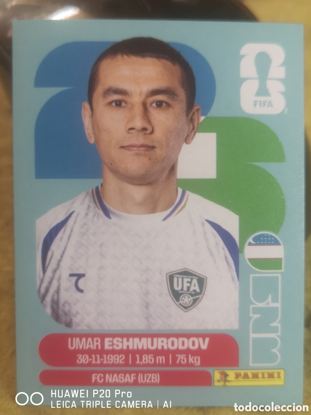 Cromos de F&uacute;tbol: FIFA WORLD CUP MUNDIAL 2026 ESHMURODOV - UZB 5