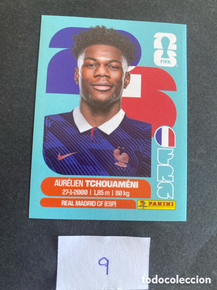 Cromos de F&uacute;tbol: Cromo Francia Mundial 2026 N* 9 nuevo