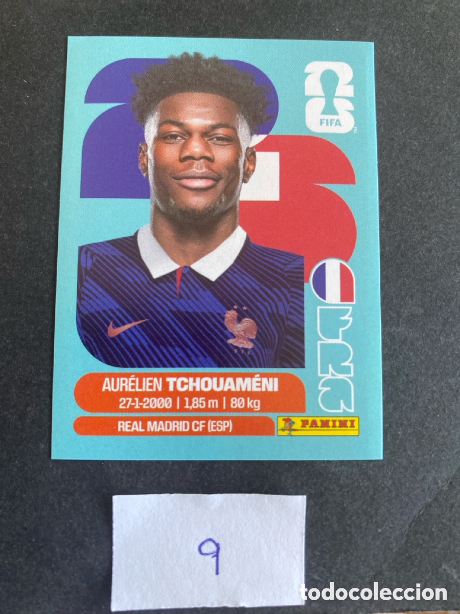 Cromos de F&uacute;tbol: Cromo Francia Mundial 2026 N* 9 nuevo