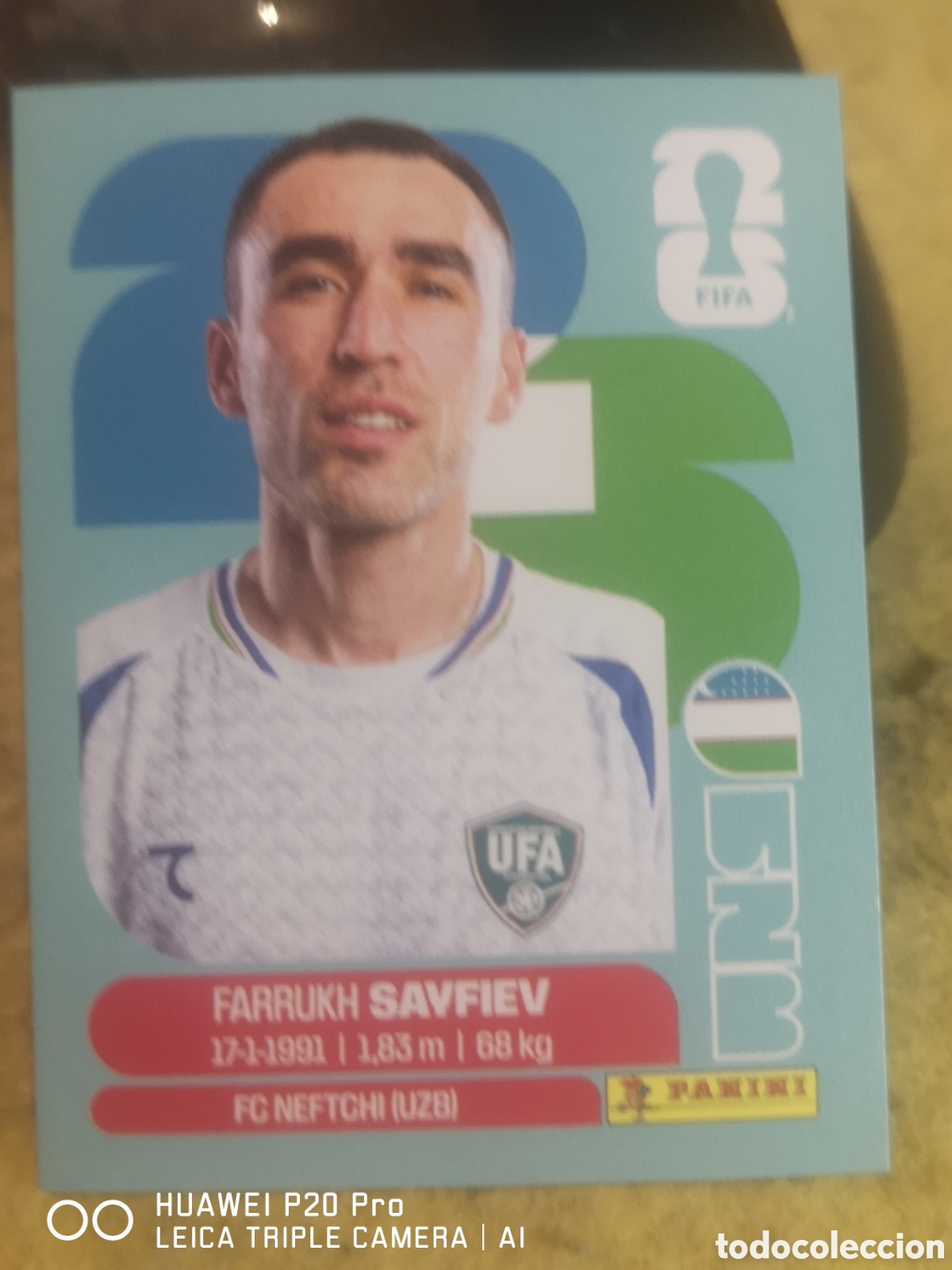 Cromos de F&uacute;tbol: FIFA WORLD CUP MUNDIAL 2026 SAYFIEV - UZB 3