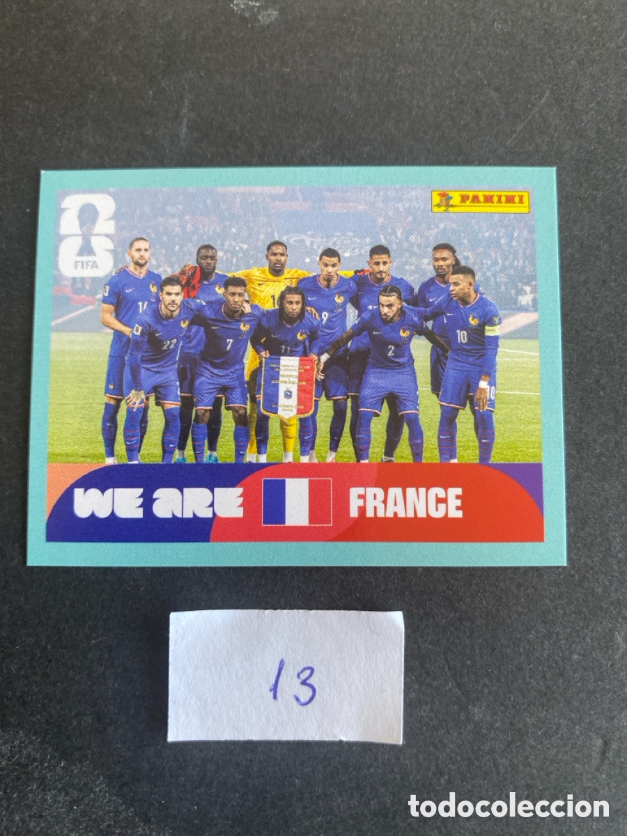 Cromos de F&uacute;tbol: Cromo Francia Mundial 2026 N* 13 nuevo