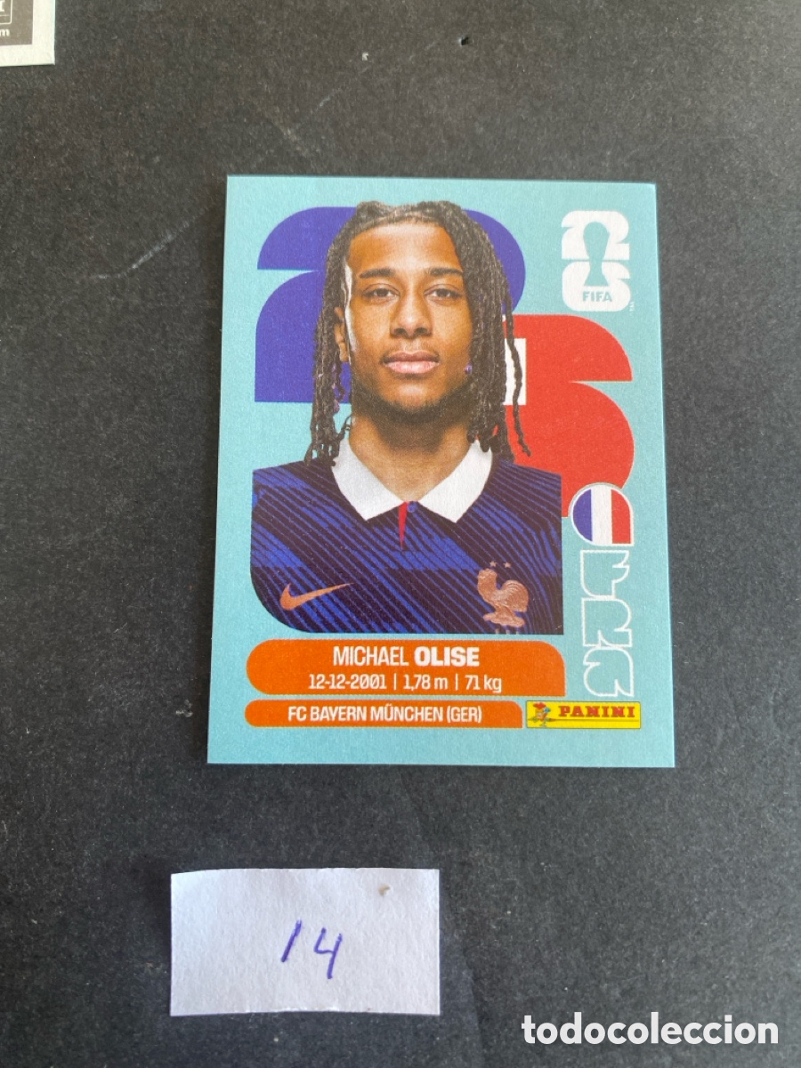 Cromos de F&uacute;tbol: Cromo Francia Mundial 2026 N* 14 nuevo