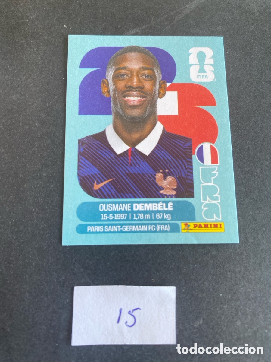 Fu&szlig;ball-Sticker: Cromo Francia Mundial 2026 N* 15 nuevo