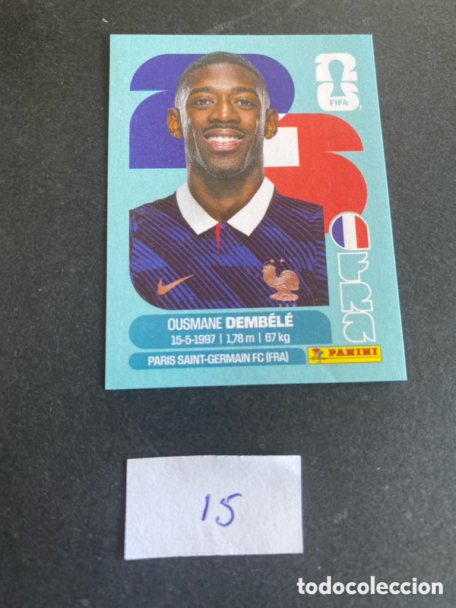 Cromos de F&uacute;tbol: Cromo Francia Mundial 2026 N* 15 nuevo